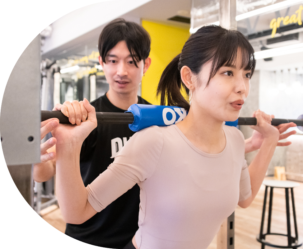 心斎橋のパーソナルトレーニングジムDUCK real fitness(ダックリアルフィットネス)